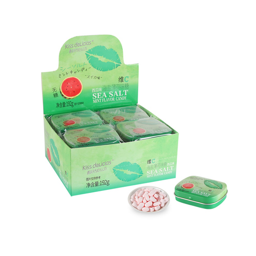 醇然心动无糖薄荷糖小铁盒装